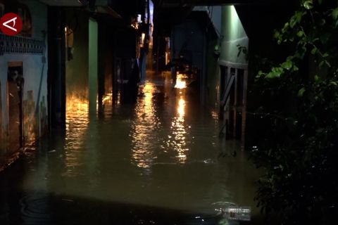 Hujan deras, Kebon Pala terendam banjir hingga tiga meter
